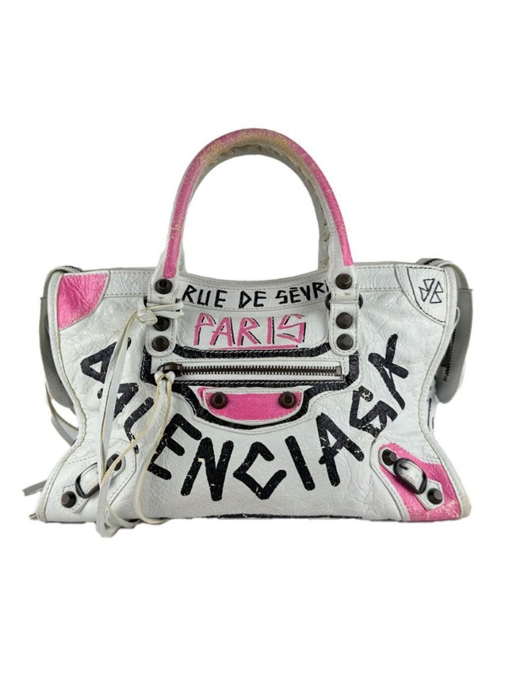 Balenciaga Handbag Classic City Graffiti